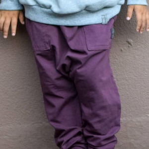 Bio Baumwoll Frottee Joggers: Hose für Kleinkinder