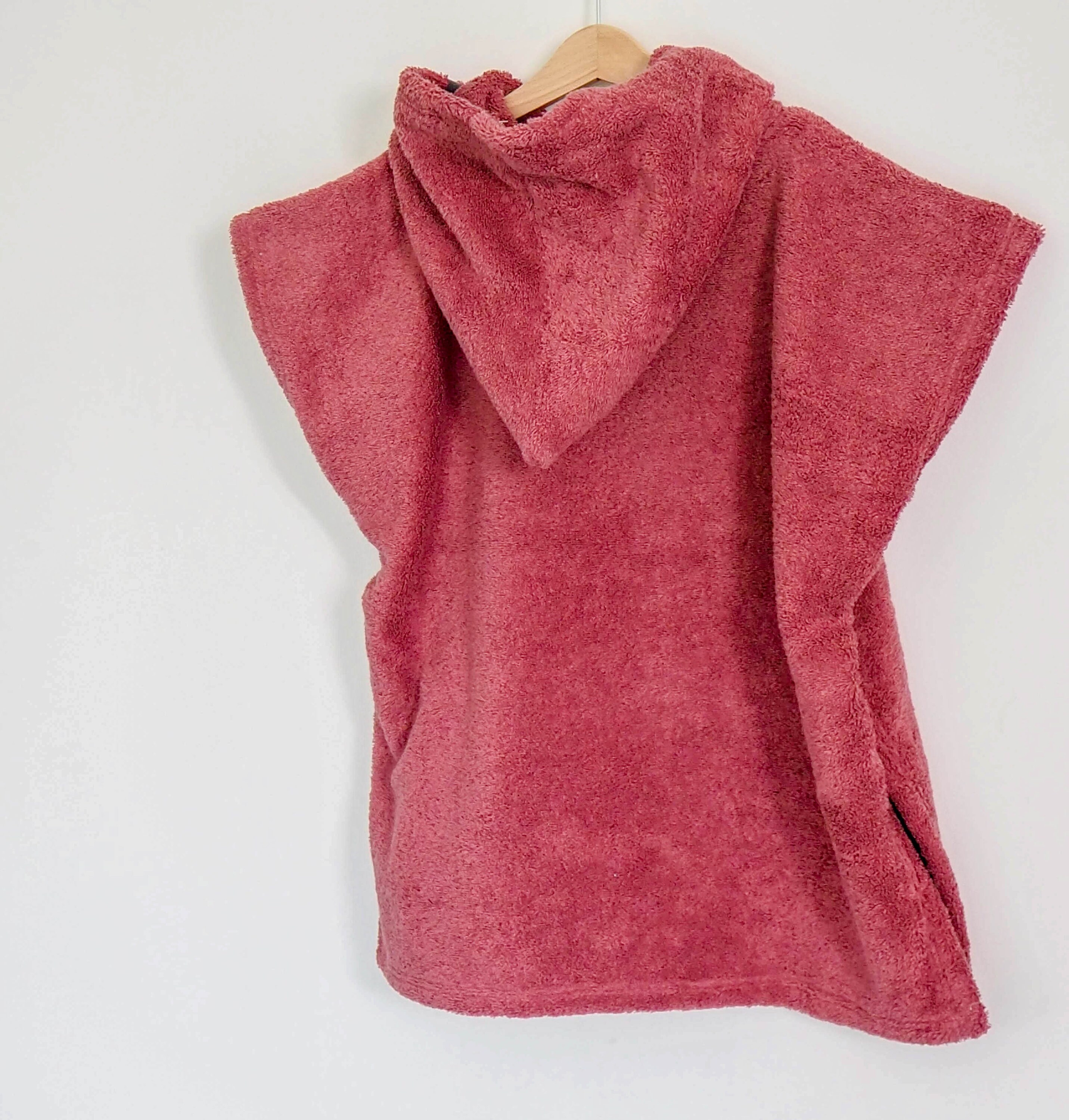 Hooded Beach Poncho in 3 colours Organic Cotton Terry Baby Etsy