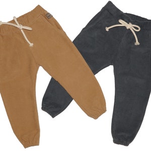 Organic Corduroy Baby Joggers: Soft Harem Pants