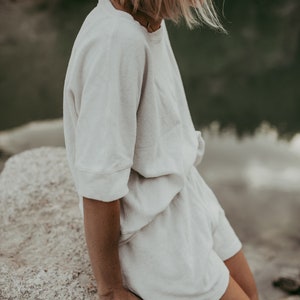 BOXX WMN Organic Terry SET for adults-3 colours | Top and Shorts | Women organic fashion | Women top shorts | Sustainable ethical fashion