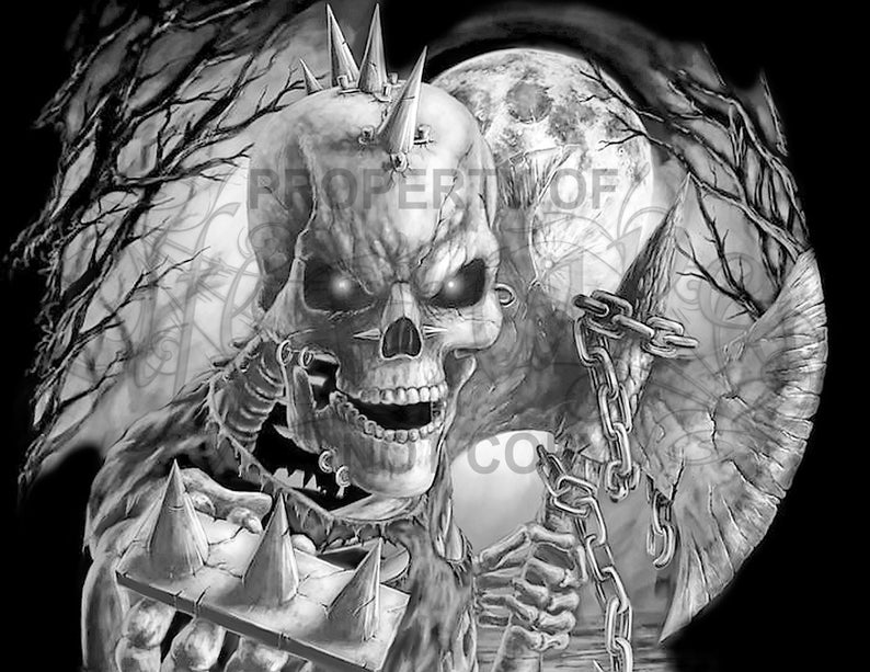 Coloring Book creepy Halloween Horror Coloring Pages for - Etsy