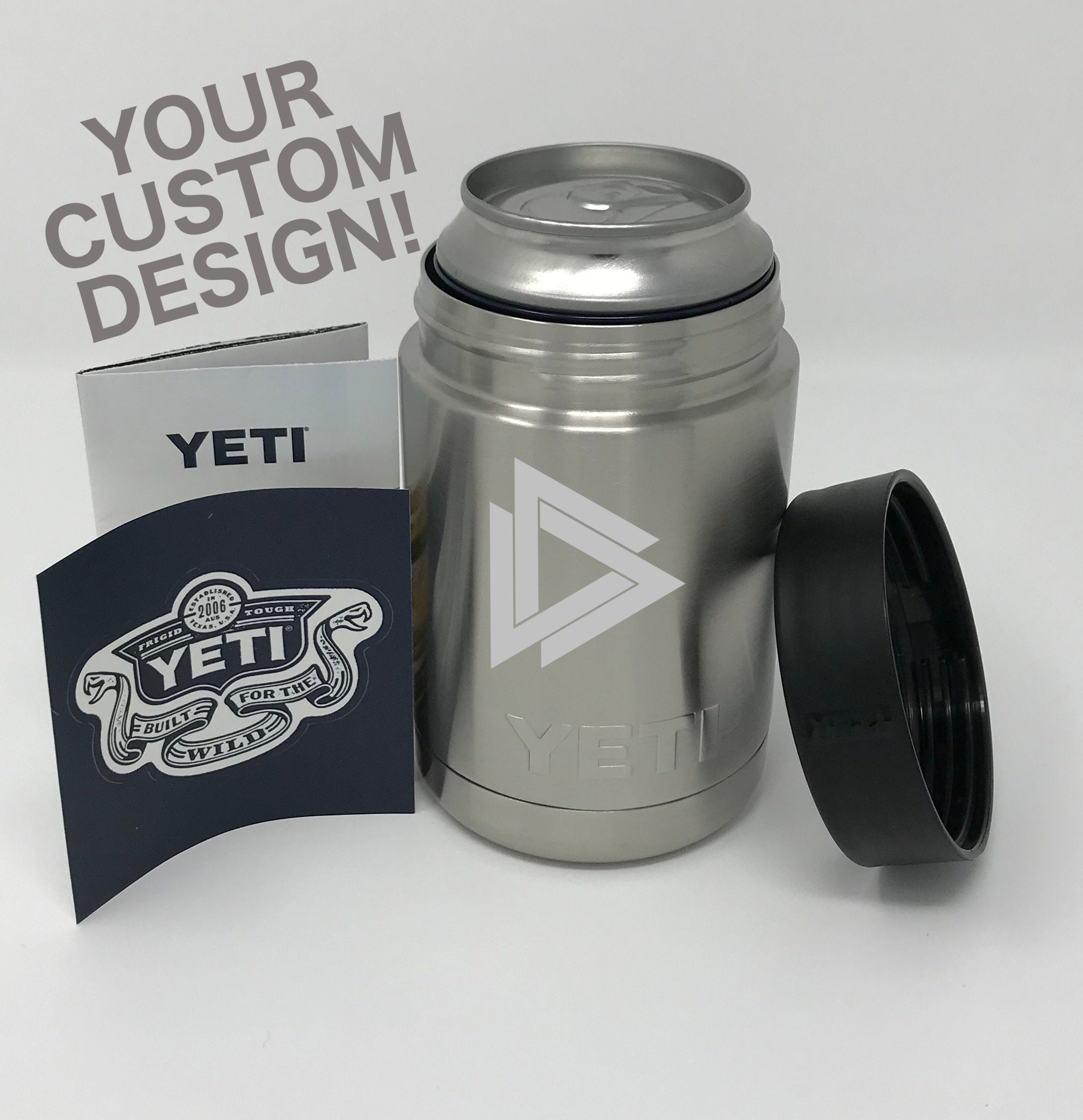 Custom Yeti 12oz Engraved / Etched Can & Bottle Holder Cozy Etsy