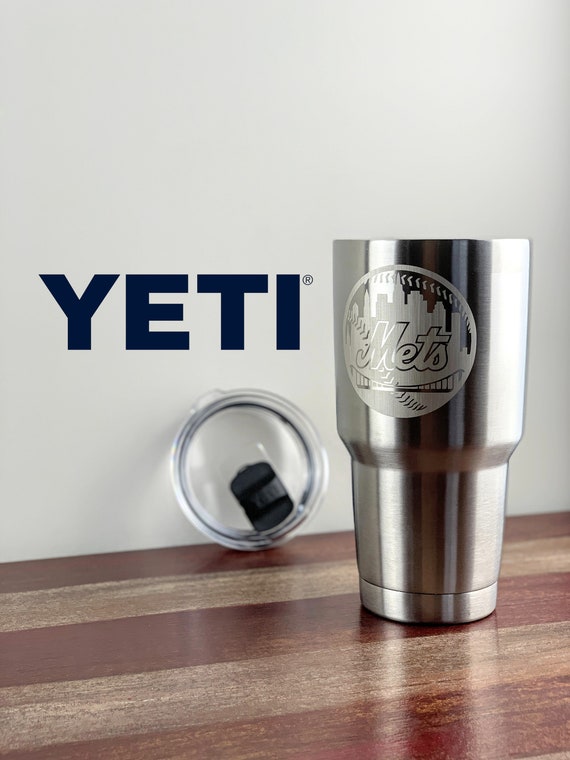 30oz Yeti Any Sports Team, Any Logo Custom Engraved Stainless Steel Thermos  Rambler Tumbler Bulk Personalized Gift 