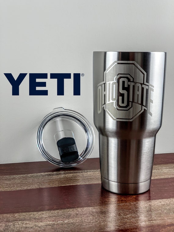 30oz Yeti Ohio State Buckeyes Football Engraved Stainless Steel Thermos Rambler  Tumbler Bulk Personalized Gift 