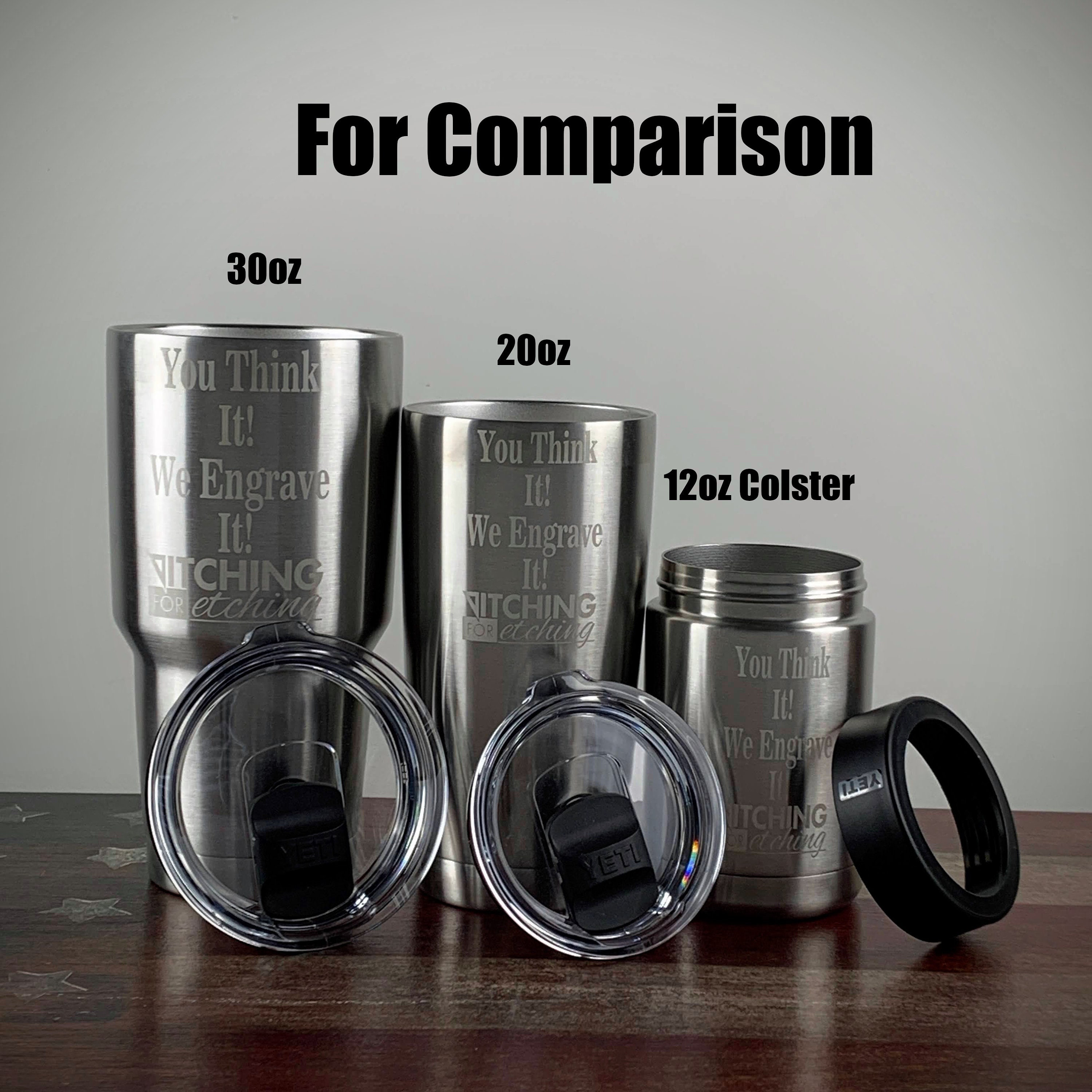 30oz Yeti Chicago Bears Engraved Stainless Steel Thermos Rambler Tumbler  Bulk Personalized Gift 