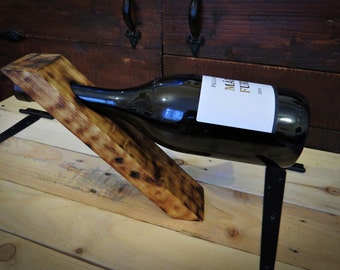 Wood Wine Holder.Personal gift, unique idea for birthday, anniversary,