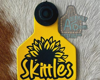 Custom Engraved Goat Ear Tag  - Sheep Pig - Livestock Ritchey Ear Tags