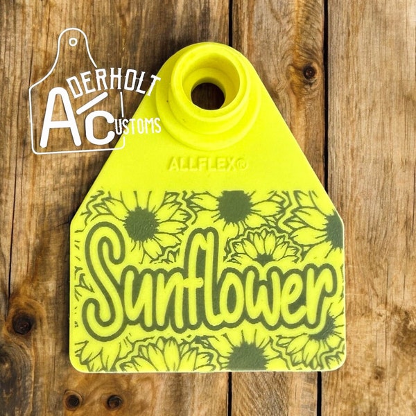 Custom Laser Engraved Small Livestock Ear Tag