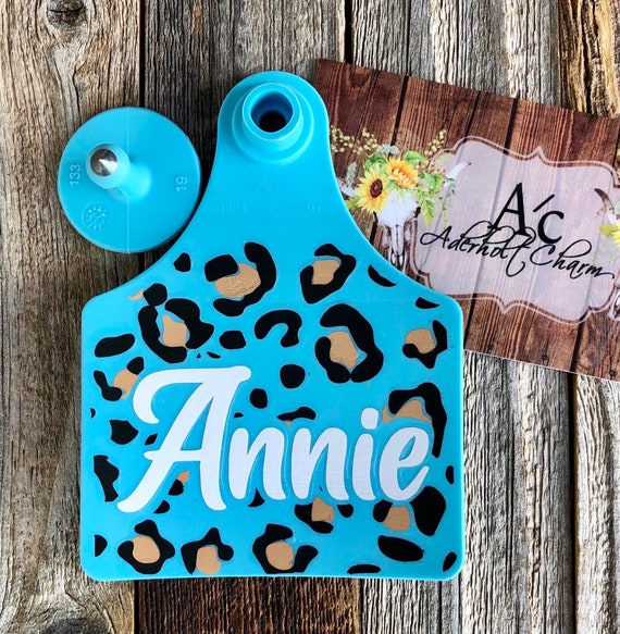 Custom Cattle Ear Tag Lifetime Warranty Heat Fused Etsy