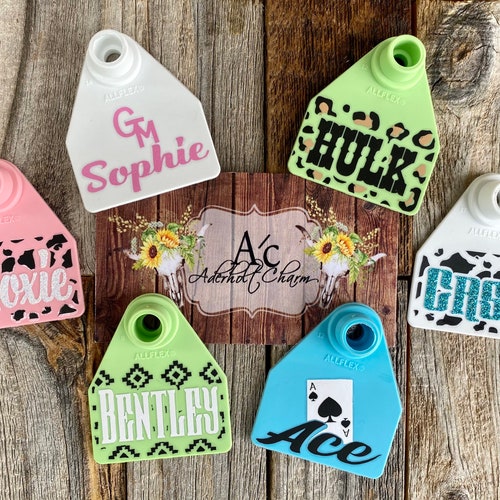 Custom Livestock Ribbon Holders Personalized Sheep Goat Etsy