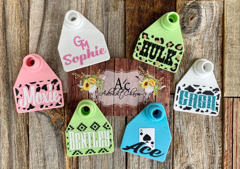 Custom Livestock Ear Tag Goat Pig Sheep Ear Tags Etsy