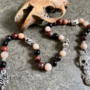 Persephone's Pomegranate Prayer Beads, Persephone Altar, Kore prayer beads, Goddess of the Underworld, Goddess of Spring, Hellenic altar