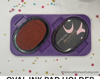 ALTENEW Crisp Dye Ink Oval Pad Anti Slip Tray