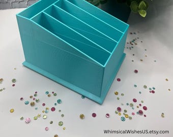 Organizador de manualidades con múltiples bolsillos: cartulina y almacenamiento de herramientas