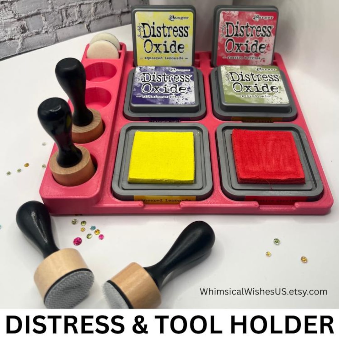 Tim Holtz Ranger Distress Ink & Distress Oxide Pad and Tool Holder - Etsy