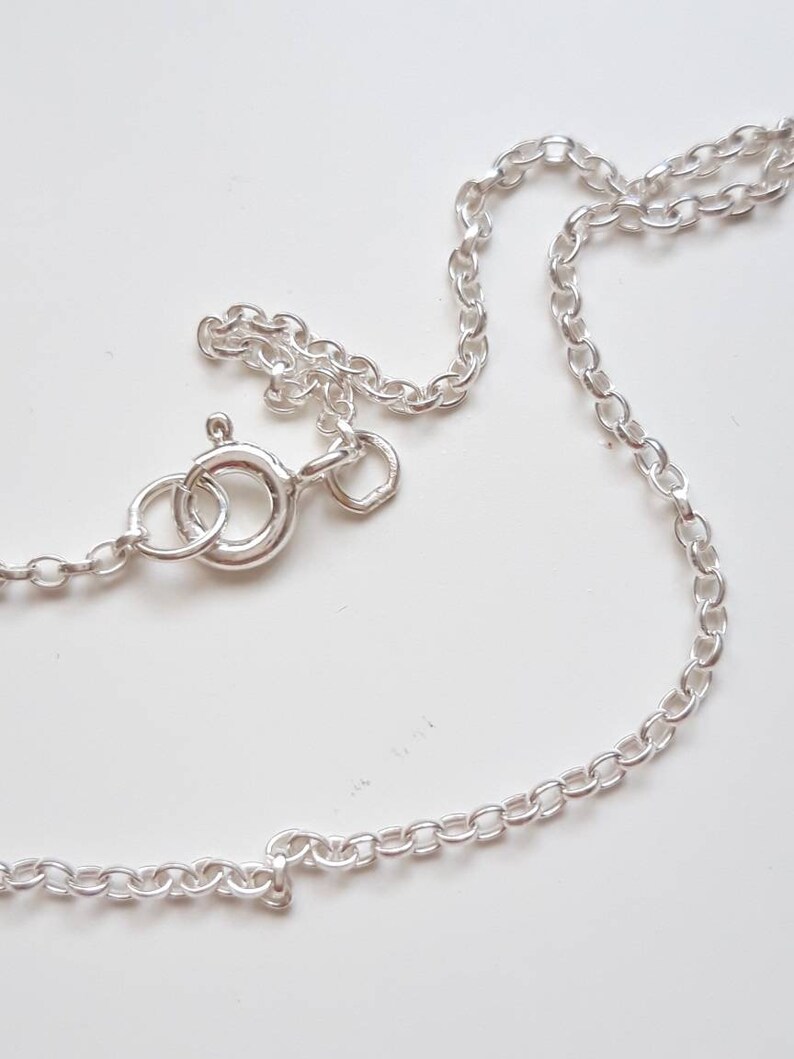 925 Sterling Silver Interlocking Rings Forever Belcher Chain | Etsy