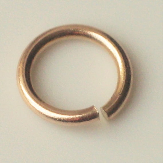 Silver Plated Iron Round Open Jump Rings 0.7 x 6mm HA11830 Packet 400