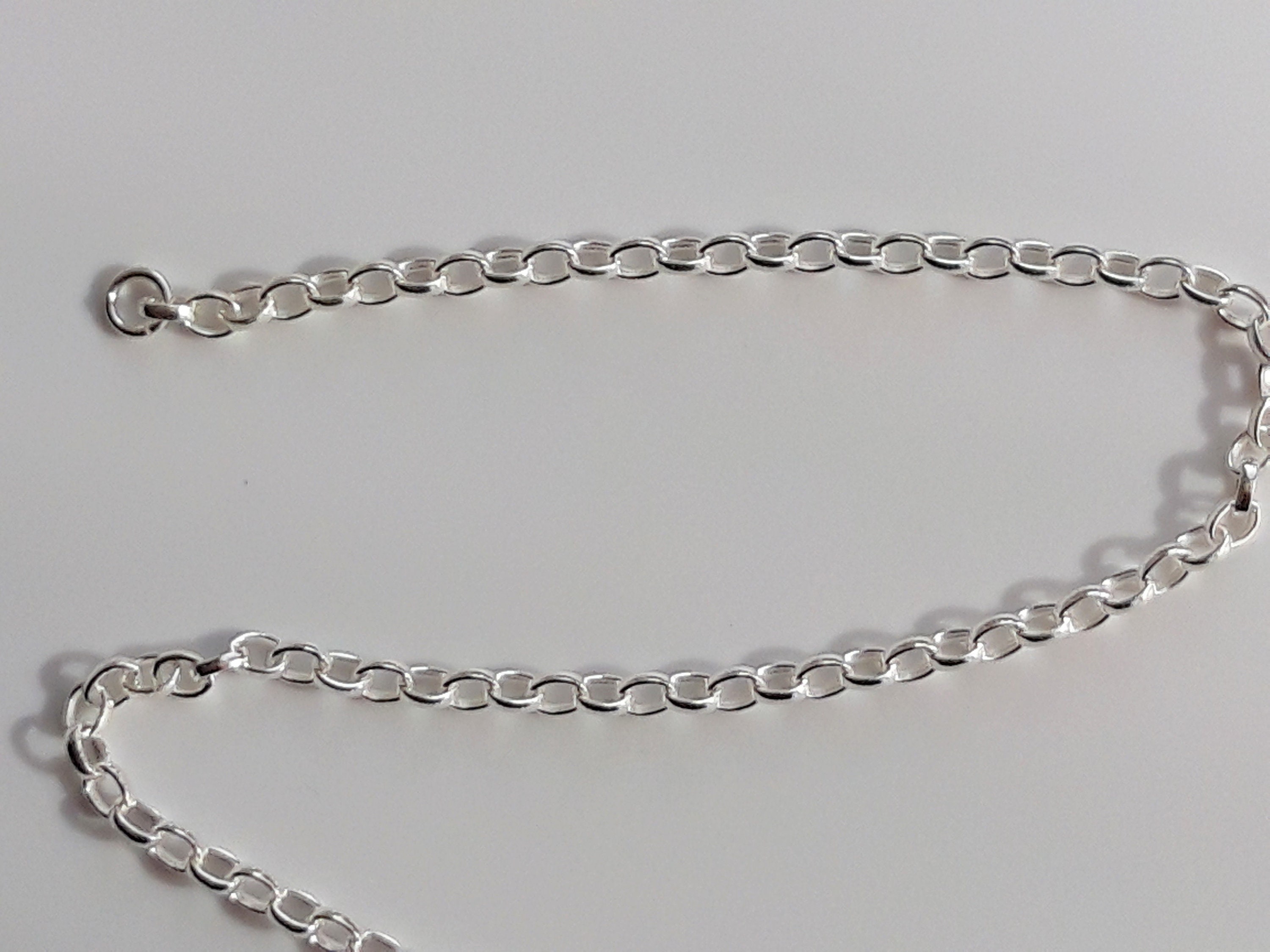 925 Sterling Silver 3mm Belcher Chain Bracelet Anklet Any - Etsy UK
