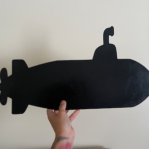 Submarine cutout, large submarine, wood cutout, navy family, navy submarine, gift for veterans, gift for sailor, Chief vet,submarine veteran