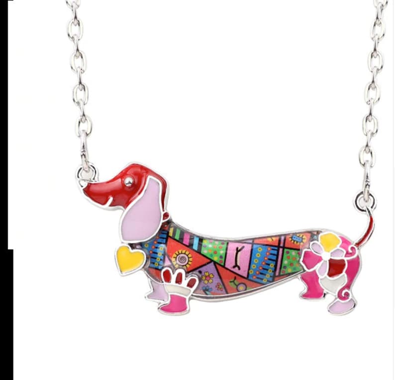 Dachshund Jewelry Dachshund Necklace Dachshund Art Etsy