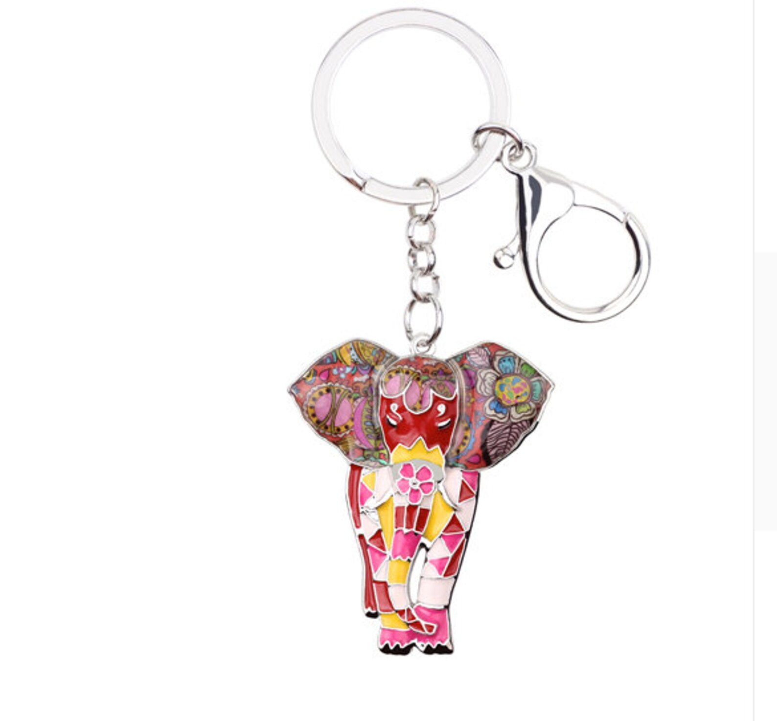 Elephant Jewelry Elephant Keyring Elephant Key Ring Etsy