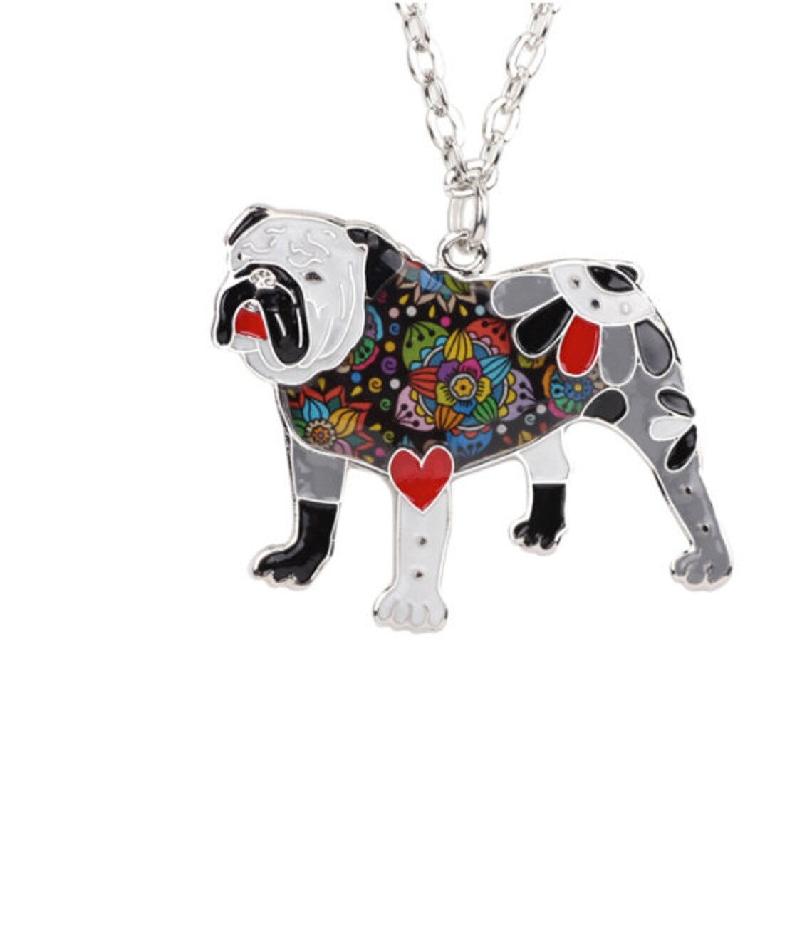 Bulldog Jewelry English Bulldog Necklace Bulldog Art | Etsy