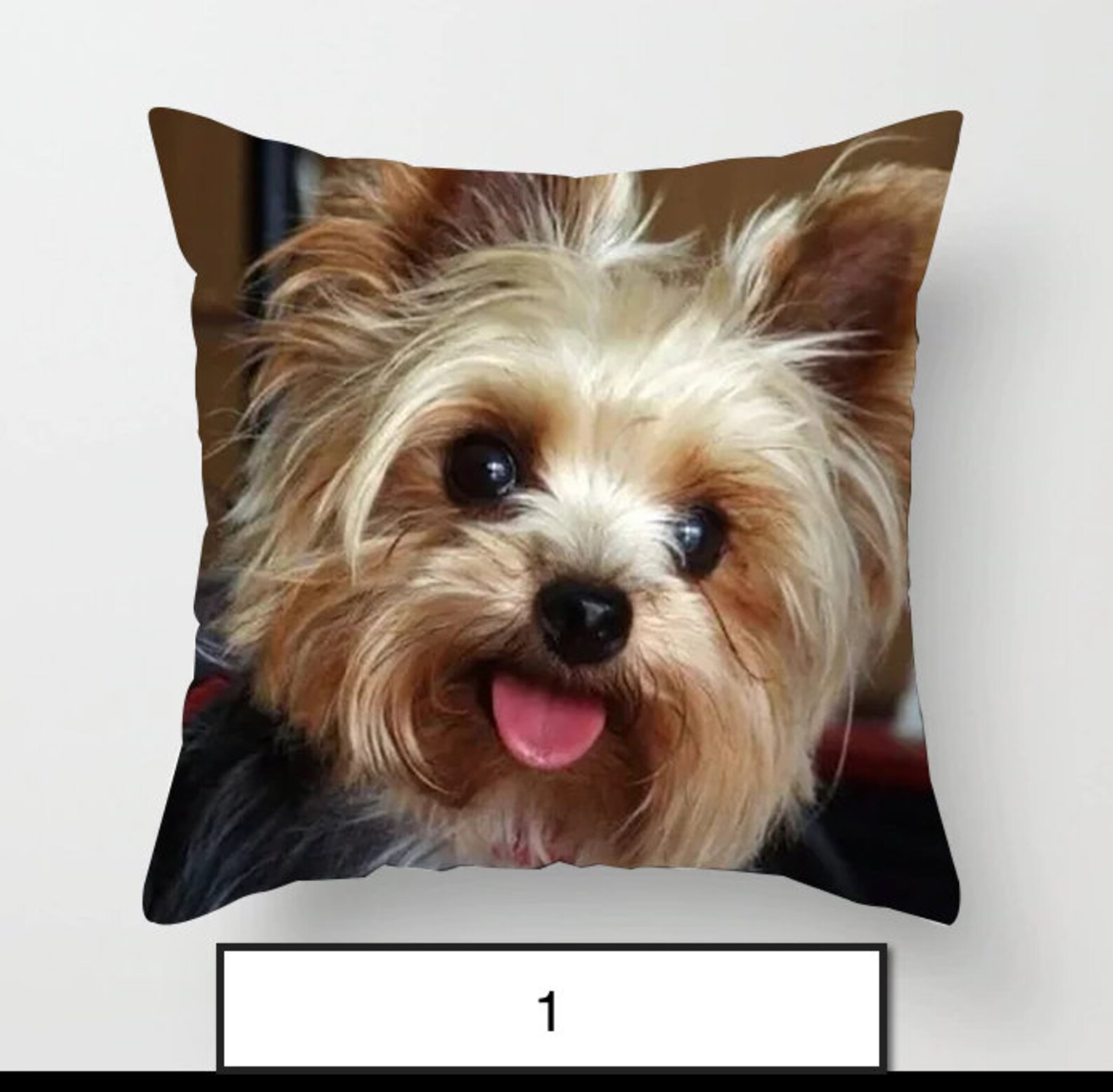 Yorkie Pillow Yorkshire Pillow Case Throw Pillow COVER Etsy