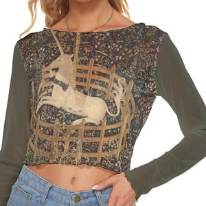 Unicorn / Women's Mesh Long Sleeves shirt
