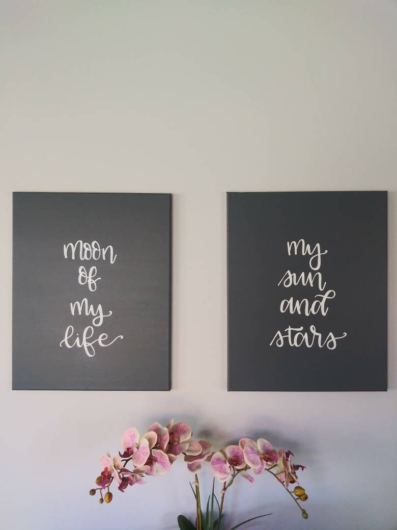 Moon of My Life My Sun and My Stars / Game of Thrones / Gray - Etsy