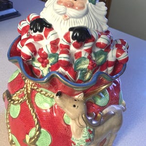 Vintage Fitz & Floyed Santa’s cookie jar