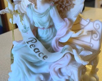 Vintage Saraphin Angel *peace Joy Gift of Heaven* - Etsy