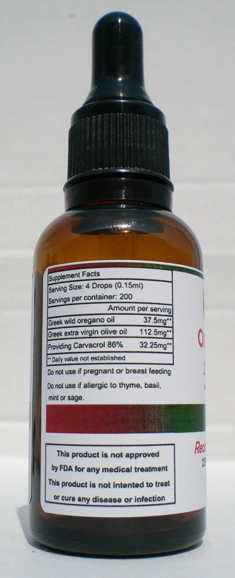 25 Oregano Oil. 1oz30ml Diluted Blend Oil of Oregano. 25prc Etsy