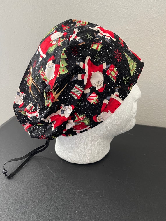 Men Uni Christmas Scrub Hat Gifts From 