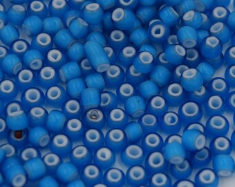 Czech Seed Glass Beads Green Bronze Cut Tubes 2x4.2mm Vintage 1 hank with .61mm hole