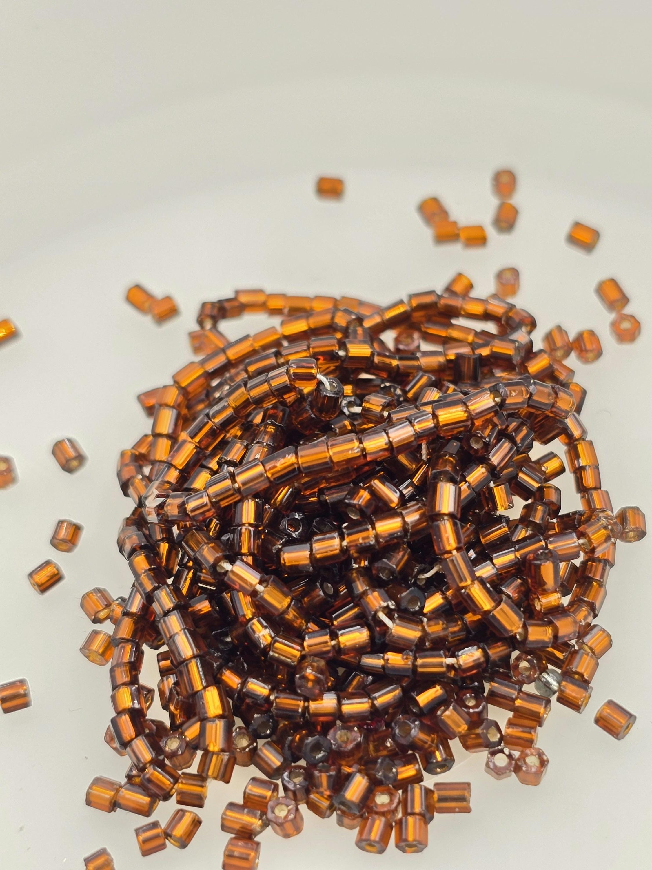 Mini Bugle 10/0 Mini Bugles, Silver Lined Beads, Czech Beads, 2 Mm, Jewelry Beads ...