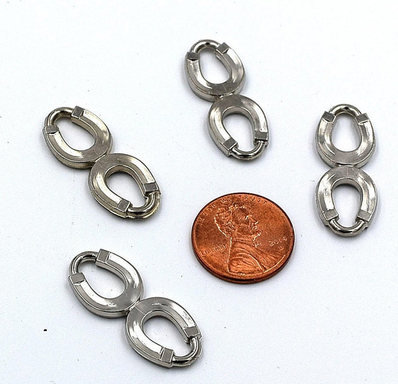 Horse Shoe Connectors Connector Charm Vintage Acrylic Etsy