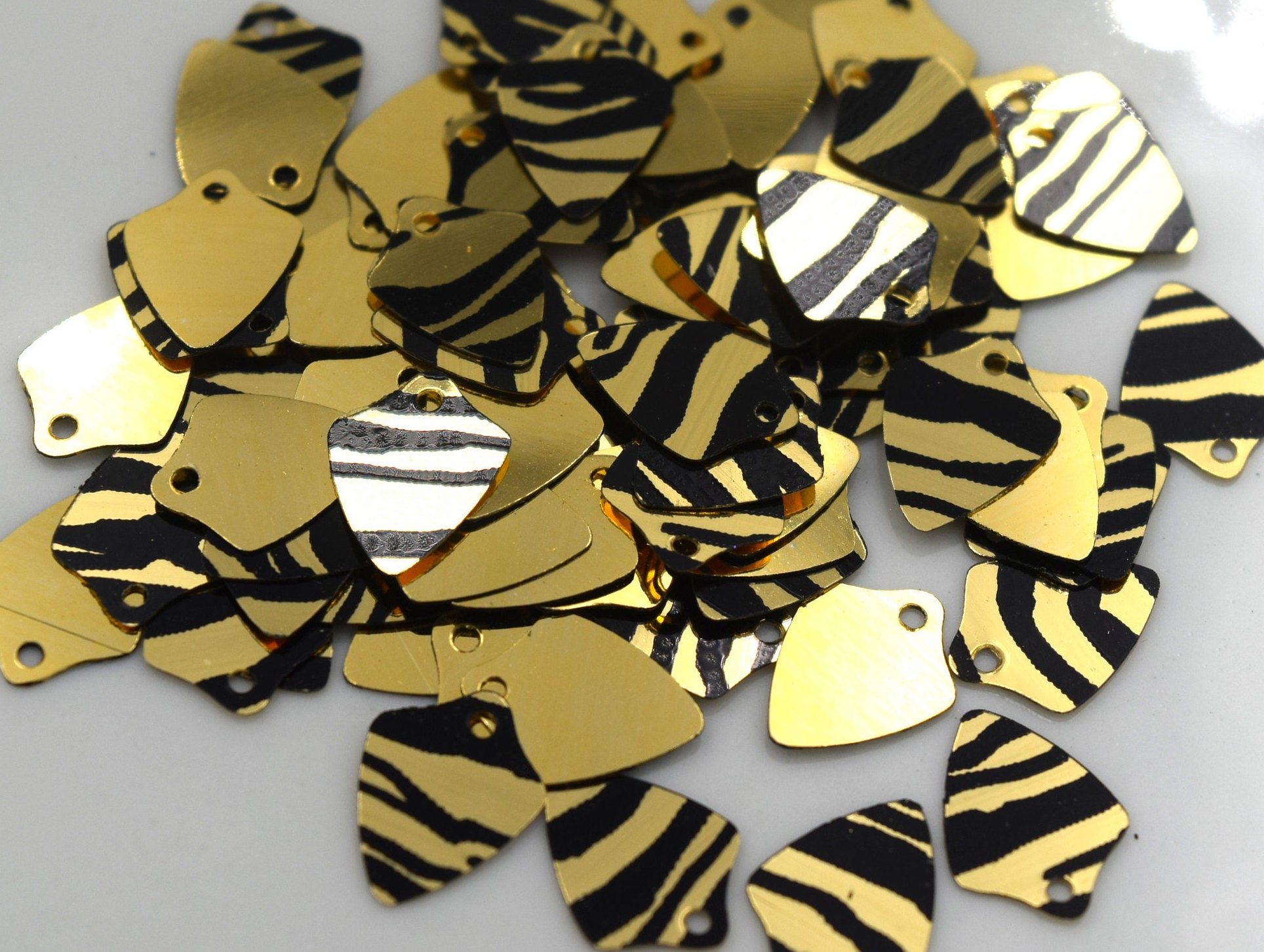 sequin animal print