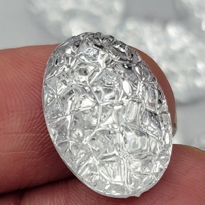 Vintage Oval Cabochon, 18X13mm Oval, Dome Cabochons, Bubble Oval Rhinestone, Crystal Cabochons, Vacuum plated Lucite, 24 pcs