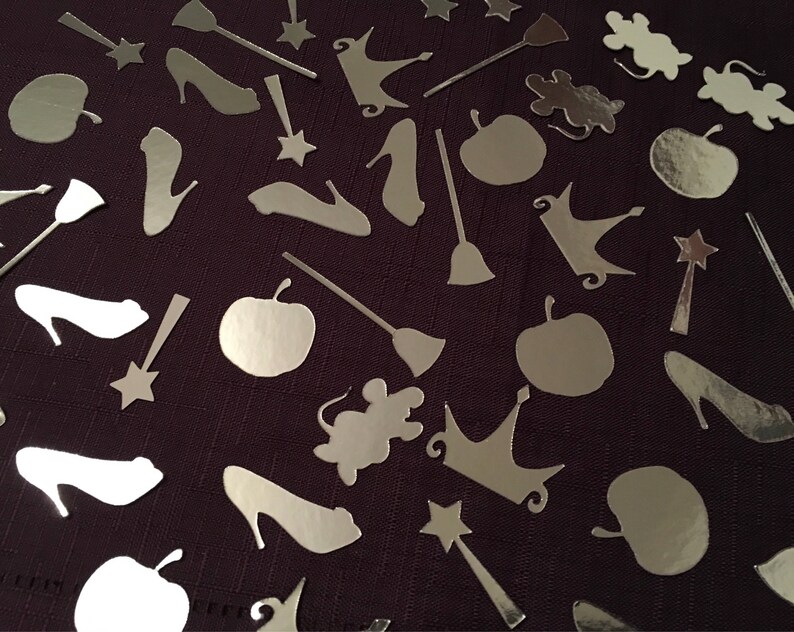 Cinderella Disney Inspired Confetti Scattercard Princess Etsy