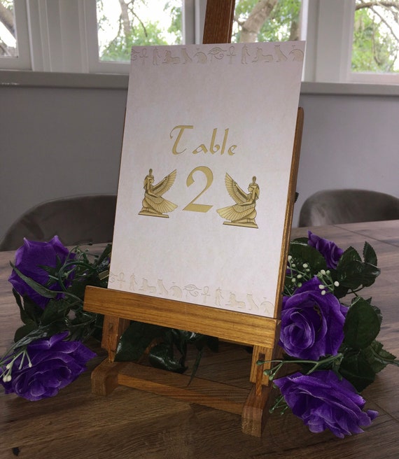 Egyptian Style Table Numbers Etsy