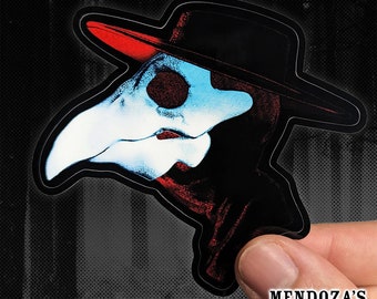 Plague Doctor Sticker - Glossy Waterproof Vinyl Stickers