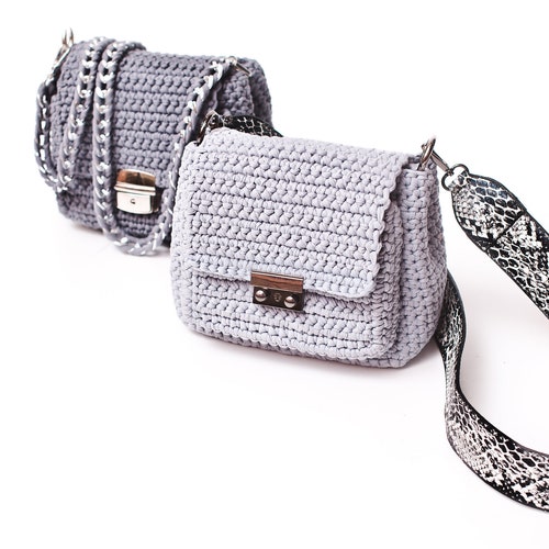 Crochet Chunky Yarn Handbag Video Tutorial and Pattern/ Etsy