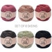 Jule Webner reviewed Set of 6 skeins 2 mm single twist cord Cotton Premium 92 yards (85 meters) Natural macrame rope Crochet cord 2 mm