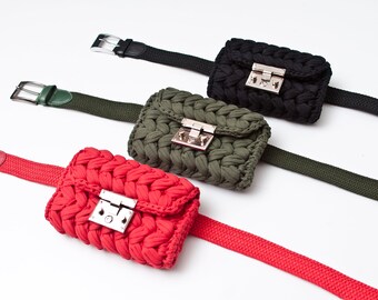 crochet waist bag pattern