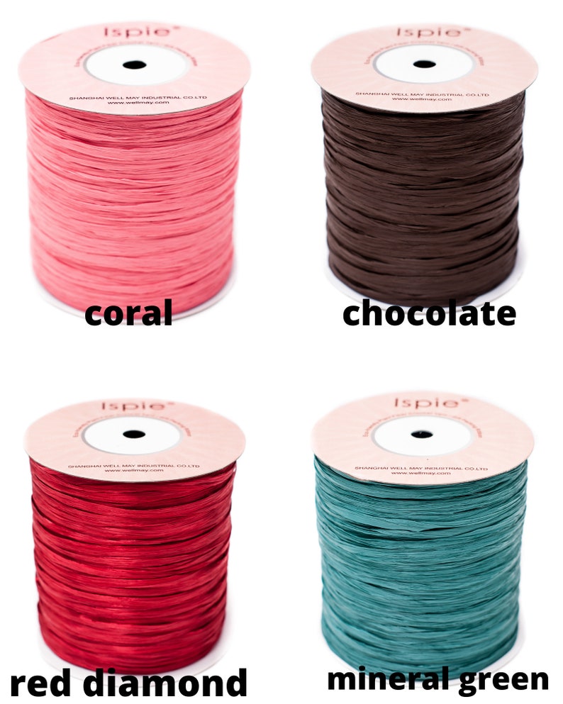 Straw Raffia Yarn 250 M/273 Yards Crochet Bag Raffia 100 Etsy