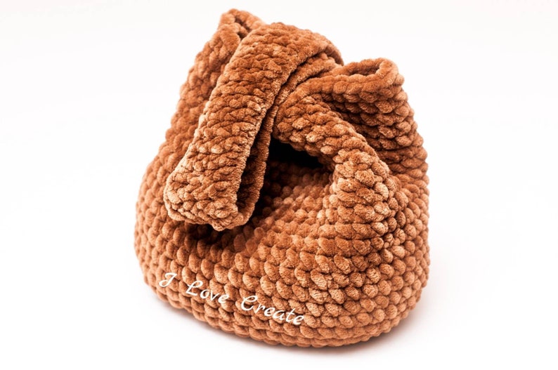 Crochet Knot Bag PDF Pattern Japanese Knot Bag Video Tutorial Etsy