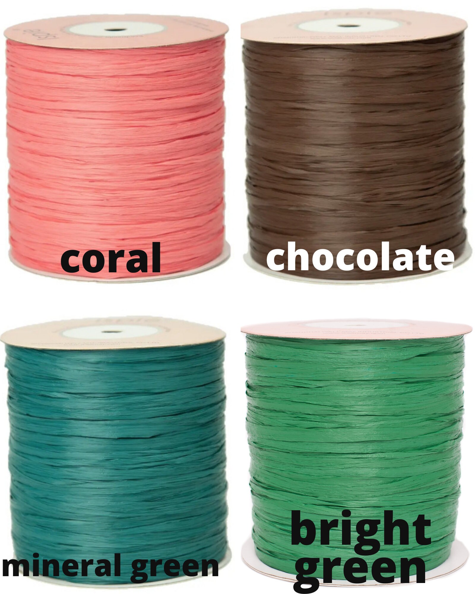 Raffia Yarn Ispie 28 Colors Crochet Raffia Yarn 100 Plant Etsy