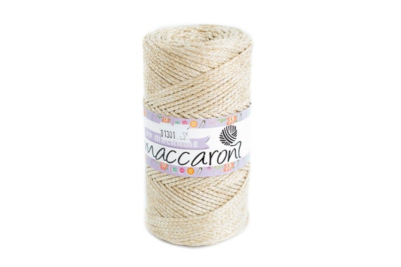 Ultraviolet polyester rope Crochet textile glitter cord Macrame cord 3mm Crochet bag supplies Metallic rope Crochet thread Gift for knitter