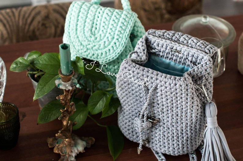 Crochet backpack pattern Cruise backpack video tutorial Easy