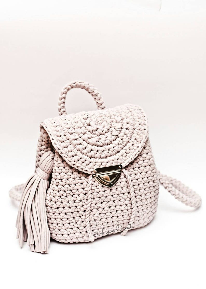 t shirt yarn backpack